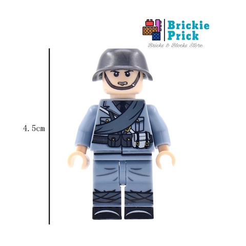Đồ chơi lắp ráp Army - Minifigure Lính WW2 - Đồ Chơi Lắp Ráp - Brickie Prick