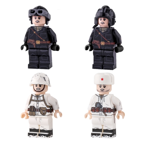 Đồ Chơi Lắp Ráp Mô Hình Minifigure Lính WW2 Cao Cấp - in nhiều mặt