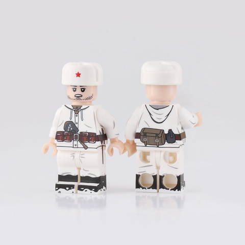 Đồ Chơi Lắp Ráp Mô Hình Minifigure Lính WW2 Cao Cấp - in nhiều mặt