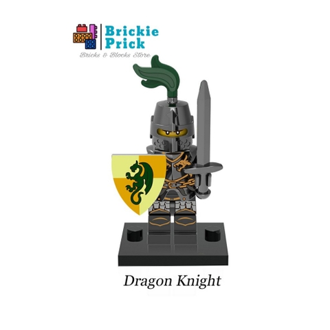 Đồ Chơi Lắp Ráp Minifigure Xếp Hình Nhân Vật Hiệp Sĩ Trung Cổ Đầy Đủ Phụ Kiện