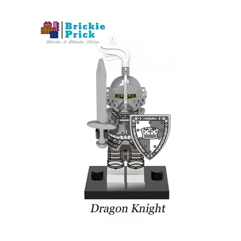 Đồ Chơi Lắp Ráp Minifigure Xếp Hình Nhân Vật Hiệp Sĩ Trung Cổ Đầy Đủ Phụ Kiện