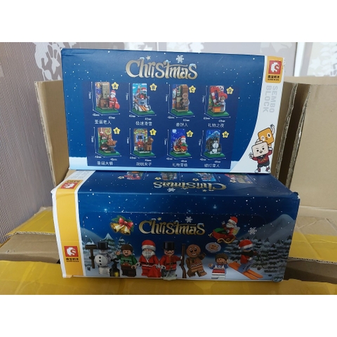 Đồ Chơi Lắp Ráp Giáng Sinh - Ngẫu Nhiên Nhân Vật Noel - Đồ Chơi Lắp Ráp Chủ Đề Noel