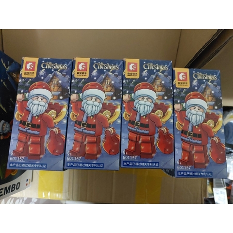 Đồ Chơi Lắp Ráp Giáng Sinh - Ngẫu Nhiên Nhân Vật Noel - Đồ Chơi Lắp Ráp Chủ Đề Noel