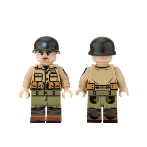 Đồ Chơi Lắp Ráp Mô Hình Minifigure Lính WW2 Cao Cấp - in nhiều mặt