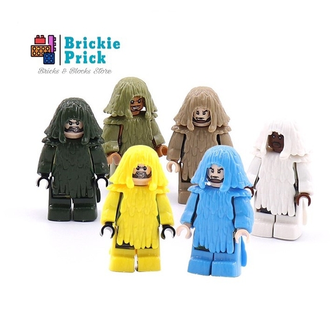 Đồ Chơi Lắp Ráp Mô Hình Phụ Kiện Vỉ Đồ Ngụy Trang