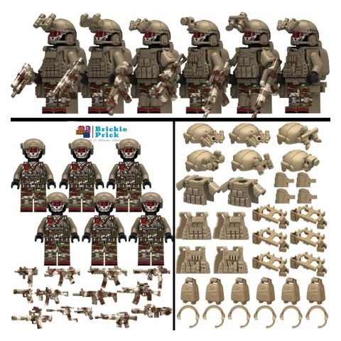 (Set 6 con) Đồ Chơi Lắp Ráp Mô Hình Quân Đội Các Nhân Vật Swat (Set Full Phụ Kiện) - Cập Nhật Mẫu Liên Tục