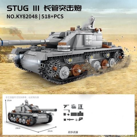 Đồ Chơi Lắp Ráp Mô Hình Xe Tăng Chiến Đấu Đức STUG III