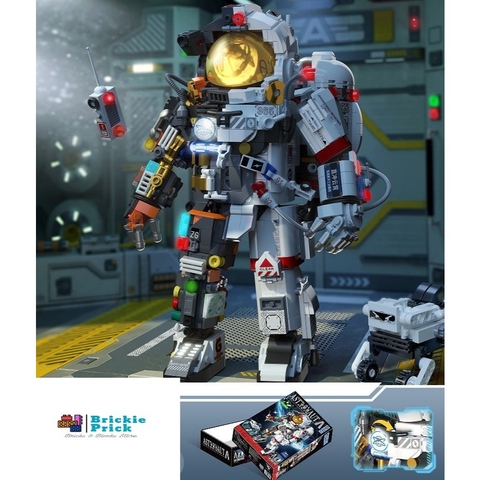 Đồ Chơi Lắp Ráp Mô Hình Robot Phi Hành Gia Siêu To Nửa Người -  Nửa Máy