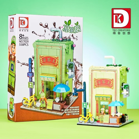 Đồ Chơi Lắp Ráp Mô Hình Thành Phố Các Quán Nước Tiệm Trà Tiệm Nước Dừa Tiệm Cafe Tiệm Trà Thảo Dược Cao Cấp