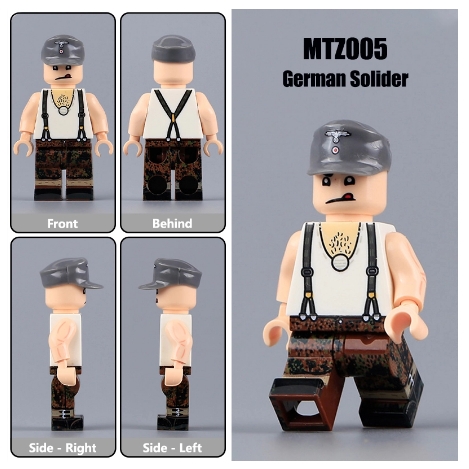 Đồ Chơi Lắp Ráp Mô Hình Army Quân Đội Đức WW2 Cao Cấp