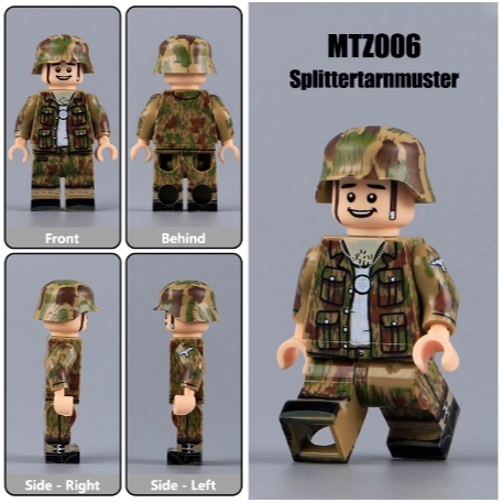 Đồ Chơi Lắp Ráp Mô Hình Army Quân Đội Đức WW2 Cao Cấp