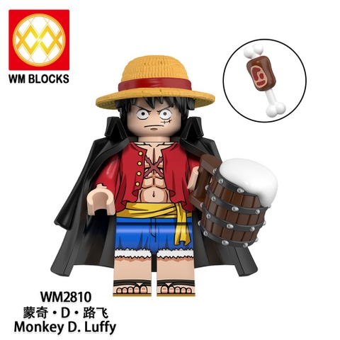 Đồ Chơi Lắp Ráp Minifigure Mô Hình Các Nhân Vật Phim Hoạt Hình One Piece Luffy Zoro Sanji Shank Kaido