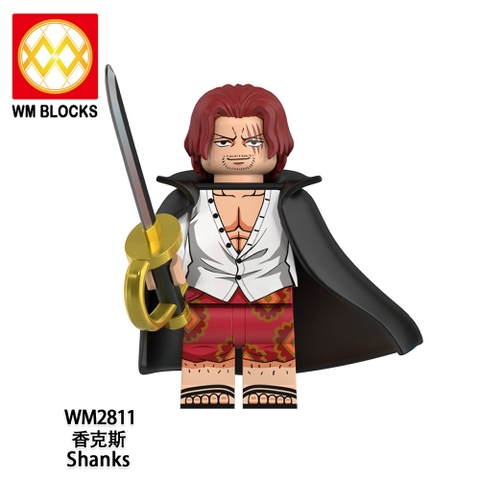 Đồ Chơi Lắp Ráp Minifigure Mô Hình Các Nhân Vật Phim Hoạt Hình One Piece Luffy Zoro Sanji Shank Kaido