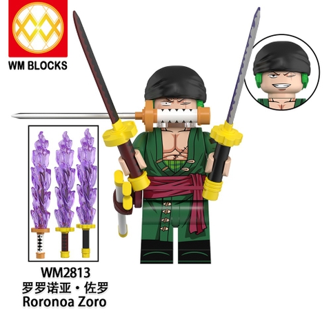 Đồ Chơi Lắp Ráp Minifigure Mô Hình Các Nhân Vật Phim Hoạt Hình One Piece Luffy Zoro Sanji Shank Kaido