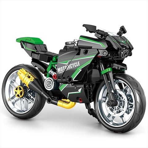 Đồ Chơi Lắp Ráp Mô Hình Xe Moto