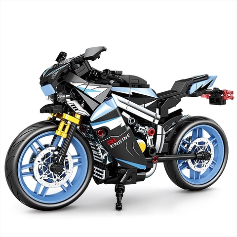 Đồ Chơi Lắp Ráp Mô Hình Xe Moto