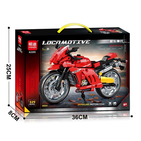 Đồ Chơi Lắp Ráp Mô Hình Xe Moto
