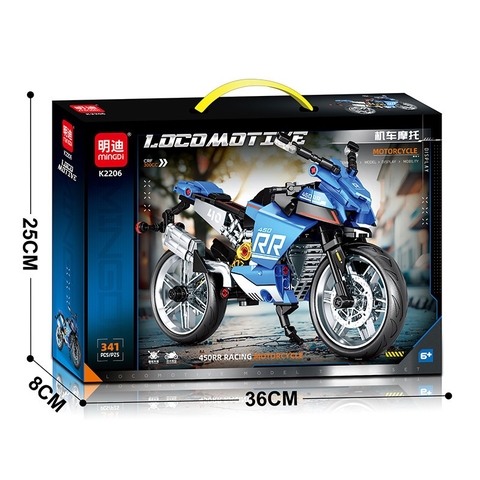 Đồ Chơi Lắp Ráp Mô Hình Xe Moto