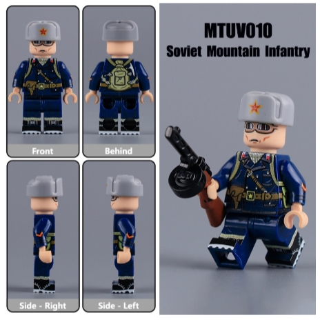 Đồ Chơi Lắp Ráp Army Minifigure Quân Đội Sĩ Quan Liên Xô
