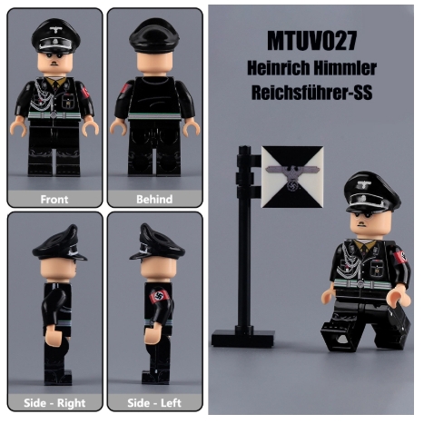 Đồ Chơi Lắp Ráp Army Nhân Vật Minifigure Sĩ Quan Đức Nhật Cao Cấp In UV