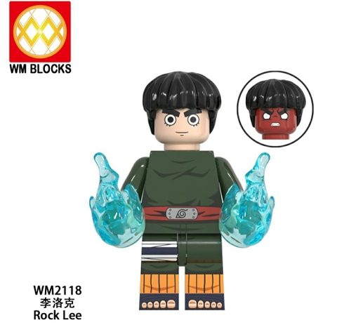 Đồ Chơi Lắp Ráp Mô Hình Nhân Vật Naruto set  WM 6109 Minato, Sasuke, Kakashi, Rock Lee, Guy, Madara,...