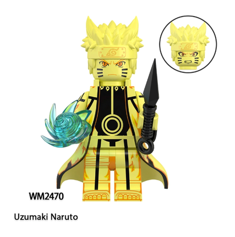 Đồ Chơi Lắp Ráp Nhân Vật Mô Hình Naruto, Boruto, Momoshiki, Sarada, Baryon Naruto