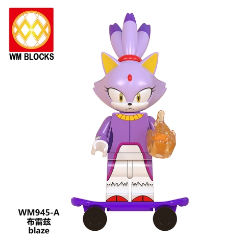 Đồ Chơi Lắp Ráp Mô Hình Minifigure Các Nhân Vật Hoạt Hình Sonic