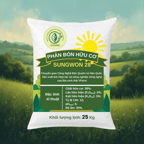 Phân bón hữu cơ SUNGWON 28