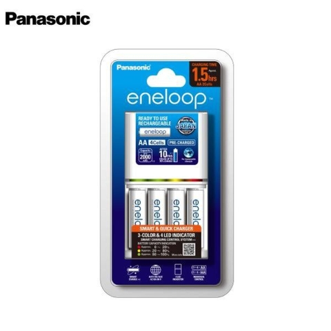 Bộ sạc nhanh 2h Panasonic Eneloop KJ55MC40V3 2000mAH