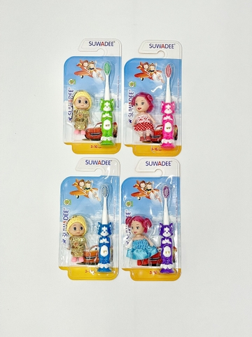 Bàn Chải Đánh Răng HT8013 - Hộp 12 Cây - TOOTHBRUSH (Kèm Búp Bê ) - 8936140450035