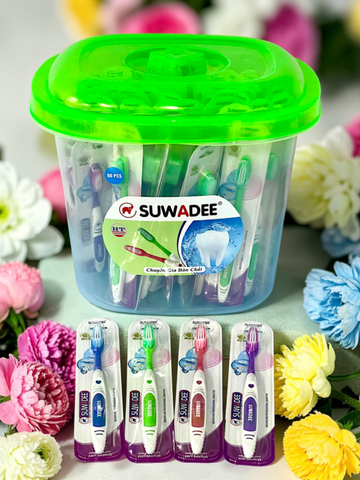 Bàn Chải Đánh Răng SUWADEE HT8048 - VỈ 60 - TOOTHBRUSH