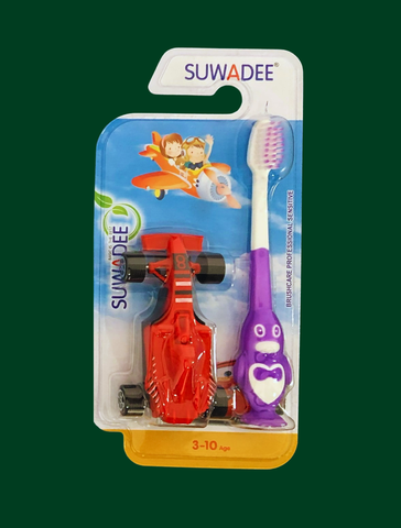 Bàn Chải Tặng Đồ Chơi - Xe đua - KIDSTOOTHBRUSH - 8936140450097