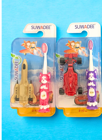 Bàn Chải Đánh Răng Trẻ Em HT8013 - Hộp 12 Cây - TOOTHBRUSH ( Kèm Xe, Máy Bay) - 8936140450035