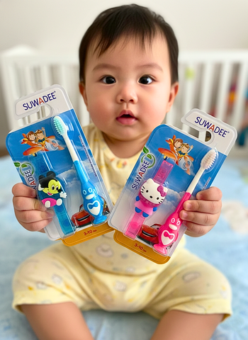 Bàn Chải Đánh Răng HT8019 - Hộp 12 cây - TOOTHBRUSH (Kèm Đồng Hồ) - 8936140450035