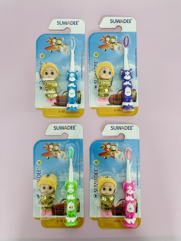 Bàn Chải Đánh Răng HT8013 - Hộp 12 Cây - TOOTHBRUSH (Kèm Búp Bê ) - 8936140450035