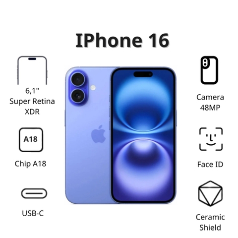 iPhone 16 256Gb NewSeal mới 100% chưa kích hoạt | Chính hãng