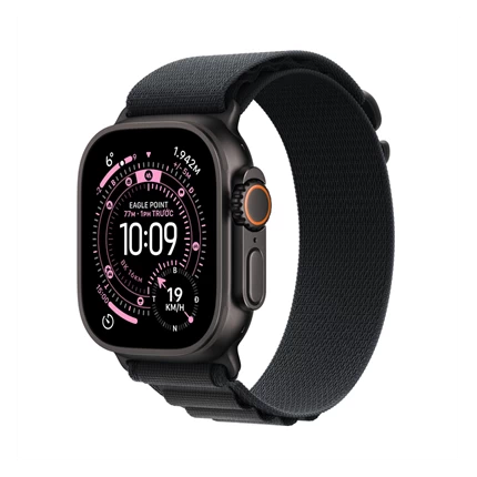 Apple Watch Ultra 3 (GPS + Cellular, Vỏ Titan Đen 49mm, Dây quấn Alpine size M