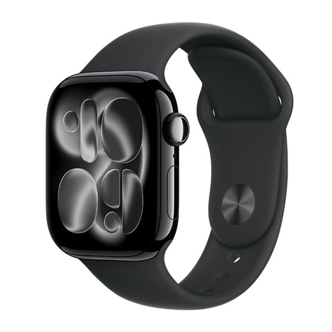 Apple Watch Series 11 (GPS + Cellular) 42mm Vỏ Nhôm Màu Đen Bóng (Jet Black) với Dây Đeo Thể Thao Màu Đen (Black Sport Band)