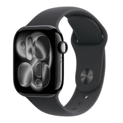 Apple Watch Series 11 (GPS) 46mm Vỏ Nhôm Màu Đen Bóng (Jet Black) với Dây Đeo Thể Thao Màu Đen (Black Sport Band