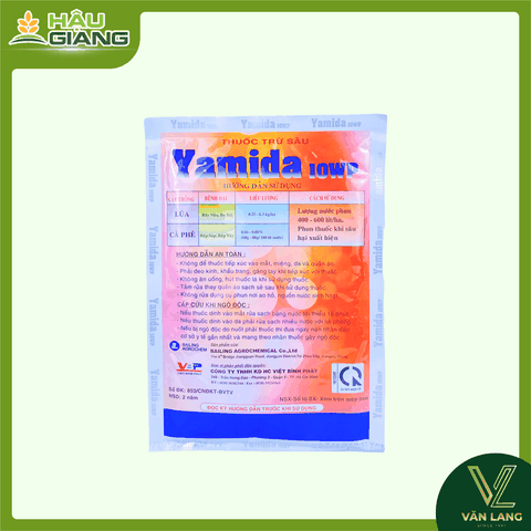 VIỆT BÌNH PHÁT - Thuốc trừ sâu YAMIDA 10WP - Imidacloprid 10% w/w - Đặc trị rầy nâu, bọ trĩ, rệp sáp, rệp vảy, rầy bông, rầy chổng cánh