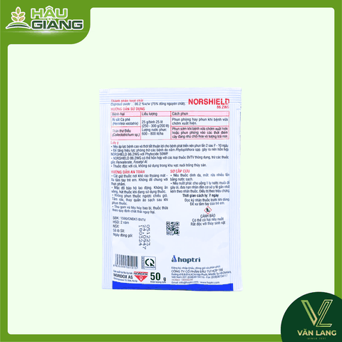 HỢP TRÍ - Thuốc trừ bệnh NORSHIELD 86.2WG 50 - Cuprous Oxide 86,2% w/w - Phòng trừ rỉ sắt, sương mai, thối thân, thối trái, vàng lá, xì mủ