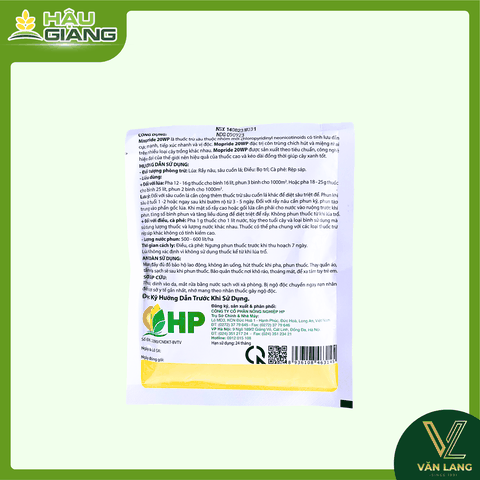 HP - Thuốc trừ sâu MOPRICE 20WP 100GR - Acetamiprid 200 g/kg - Chuyên trị rầy nâu, sâu cuốn lá, bọ trĩ, rệp sáp