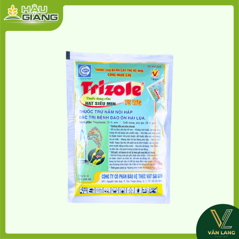 SPC SÀI GÒN - Thuốc trừ bệnh TRIZOLE 75WP 100g - Tricyclazole 75% - Đặc trị đạo ôn lá và đạo ôn cổ bông