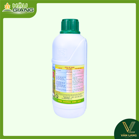 PHƯỚC HƯNG - Phân bón lá NPK ĐẦU BÒ 603 SUPER 1l - N 9.7% + P₂O₅: 4.2% + K₂O 4.5% + Mg 100 ppm + S 300ppm + Cu: 30 ppm + Zn 50 ppm + Mn: 40 ppm + Bo: 200 ppm - Tăng cường sức sinh trưởng, phát triển rễ, nuôi chồi, nuôi trái