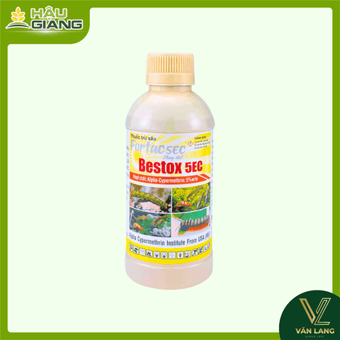 VITHACO -Thuốc trừ sâu BESTOX 5EC 450ml -Alpha Cypermethrin 50g/l  - đặc trị sâu cuốn lá, bọ trĩ, bọ xít nâu