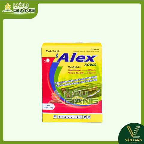 Á CHÂU - Thuốc trừ sâu ALEX 50WG 7,5g - Chlorfenapyr 50% w/w - Chuyên trị sâu cuốn lá