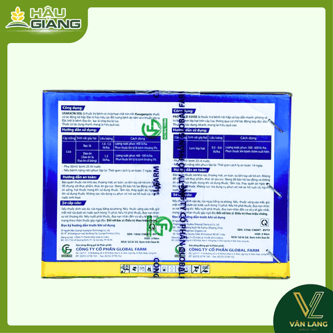 GLOBAL FARM - Thuốc trừ bệnh FAO GOLD - USAKACIN 30ML - Propiconazole 125 g/L + Tricyclazole 400 g/L + Kasugamycin 30 g/L - Phòng trừ lép vàng, lép đen, giúp lá duy trì màu xanh, ổn định cổ bông và bẹ lá