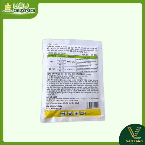 NGỌC TÙNG - Thuốc trừ sâu T-EMAIL 10WP 100GR - Imidacloprid 10% w/w - Rầy nâu, bọ trĩ, nhện gié