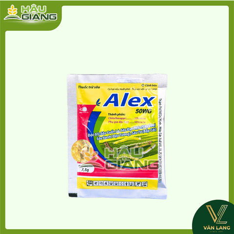 Á CHÂU - Thuốc trừ sâu ALEX 50WG 7,5g - Chlorfenapyr 50% w/w - Chuyên trị sâu cuốn lá