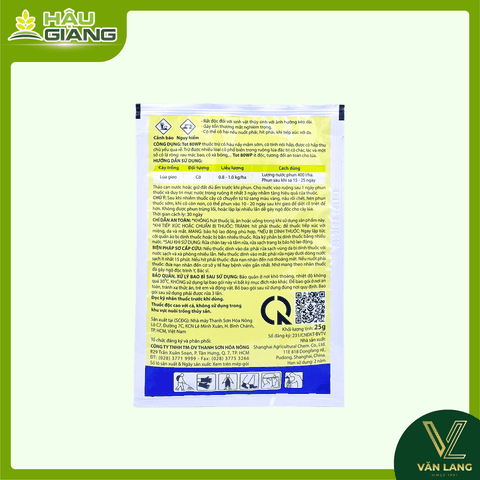 THANH SƠN - Thuốc trừ cỏ TOT 80WP 25g - MCPA 800 g/kg - Phòng trừ cỏ chác, cỏ lác, cỏ lá rộng